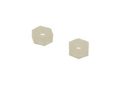 Nut; NPM324; M3; 2,4mm; 2,4mm; plastic Nut; NPM324; M3; 2,4mm; 2,4mm; plastic