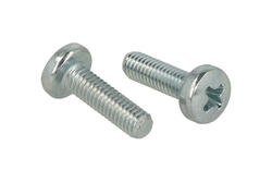 Screw; WWKM310; M3; 10mm; 12mm; cylindrical; philips (+); galvanised steel; BN384; RoHS Screw; WWKM310; M3; 10mm; 12mm; cylindrical; philips (+); galvanised steel; BN384; RoHS
