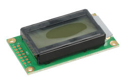 Display; LCD; alphanumeric; WH0802A-TFH-CT; 8x2; black; Background colour: white; LED backlight; 38mm; 16mm; Winstar; RoHS Display; LCD; alphanumeric; WH0802A-TFH-CT; 8x2; black; Background colour: white; LED backlight; 38mm; 16mm; Winstar; RoHS
