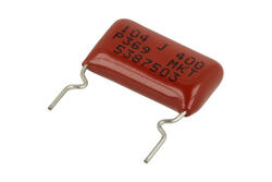 Kondensator; poliestrowy; MKT; 100nF; 400V DC/220V AC; PCMT369; PCMT369F54104; 5%; 5x11x18mm; 15mm; luzem; -55...+105°C; Pilkor; RoHS Kondensator; poliestrowy; MKT; 100nF; 400V DC/220V AC; PCMT369; PCMT369F54104; 5%; 5x11x18mm; 15mm; luzem; -55...+105°C; Pilkor; RoHS