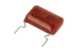 Kondensator; poliestrowy; MKT; 330nF; 400V DC/220V AC; PCMT369; PCMT369FB4334; 5%; 7x13,5x18mm; 15mm; luzem; -55...+105°C; Pilkor; RoHS