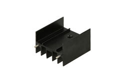 Radiator; V7142/2,5-2p; z otworem; z 2 pinami do druku; czerniony; 25mm; H; 23mm; 16mm Radiator; V7142/2,5-2p; z otworem; z 2 pinami do druku; czerniony; 25mm; H; 23mm; 16mm