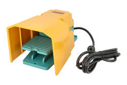 Switch; foot type; CFS-502; ON-(ON); momentary; with cable; 1 way; 2 positions; with guard; 15A; 250V AC; Greegoo; RoHS; yellow; grey