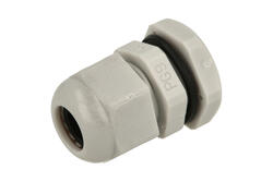 Cable gland; PG09; nylon; IP68; light gray; PG9; 4,5÷7mm; 15,3mm; with PG type thread; Howo; RoHS