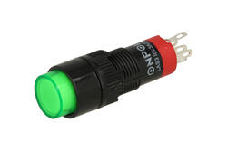 Switch; push button; LAS3Y-11/G; ON-(ON); green; LED 12V backlight; green; solder; 2 positions; 3A; 250V AC; 10mm; 28mm; Onpow Switch; push button; LAS3Y-11/G; ON-(ON); green; LED 12V backlight; green; solder; 2 positions; 3A; 250V AC; 10mm; 28mm; Onpow