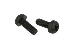 Screw; KLS8-0318-PF-M3-08B; M3; 8mm; 10,5mm; cylindrical; philips (+); nylon; black; KLS; RoHS Screw; KLS8-0318-PF-M3-08B; M3; 8mm; 10,5mm; cylindrical; philips (+); nylon; black; KLS; RoHS