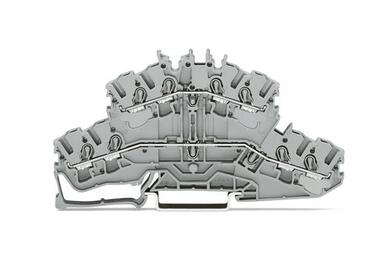Złączka; na szynę DIN; 2-piętrowa; 2002-2401; szary; sprężynowy; Push-in CAGE CLAMP®; 0,25÷4mm2; 24A; 800V; 1 tor; 8; na szynę DIN TS35; Wago; RoHS Złączka; na szynę DIN; 2-piętrowa; 2002-2401; szary; sprężynowy; Push-in CAGE CLAMP®; 0,25÷4mm2; 24A; 800V; 1 tor; 8; na szynę DIN TS35; Wago; RoHS