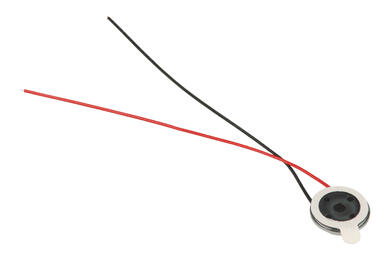 Głośnik; KLS3-ZSW01-10MM-8R1W-50MM; 1W; 8ohm; punkt lutowniczy; fi 10mm; KLS; RoHS