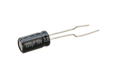 Capacitor; electrolytic; Low Impedance; 220uF; 10V; JTB227M010T2A5E11L; diam.6,3x11mm; 2,5mm; through-hole (THT); tape; Jamicon; RoHS Capacitor; electrolytic; Low Impedance; 220uF; 10V; JTB227M010T2A5E11L; diam.6,3x11mm; 2,5mm; through-hole (THT); tape; Jamicon; RoHS