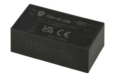 Przetwornica; PDM-30-12M; 30W; 85÷305V AC; 12V DC; 2,5A; AC/DC; do druku; MPL