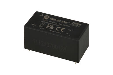 Przetwornica; PDM-20-24M; 20W; 85÷305V AC; 24V DC; 830mA; do druku; AC/DC; MPL