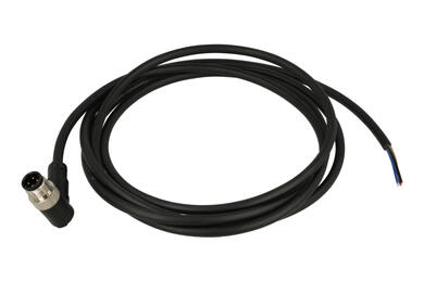 Wtyk z przewodem; KLS15-M12A-P19-04-PUR-L2.0M-B-U; M12-4p; 4 tory; kątowe 90°; z przewodem 2m; 0,25mm2; 6mm; czarny; IP67; 4A; 250V; KLS; RoHS Wtyk z przewodem; KLS15-M12A-P19-04-PUR-L2.0M-B-U; M12-4p; 4 tory; kątowe 90°; z przewodem 2m; 0,25mm2; 6mm; czarny; IP67; 4A; 250V; KLS; RoHS