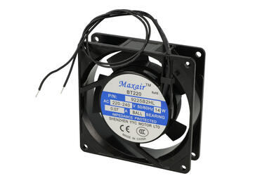 Wentylator; 9225B2HL; 92x92x25mm; kulkowe; 230V; AC; 14W; 51m3/h; 32dB; 70mA; 2550RPM; 2 przewody; Maxair (Ya-Cool); RoHS
