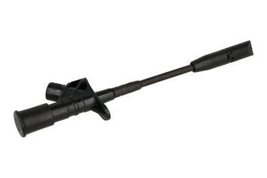 Test clip; 20.168.2; needle type; 6,6mm; black; 159mm; pluggable (4mm banana socket); 10A; 1000V; stainless steel; PA; Amass; RoHS; 4.205