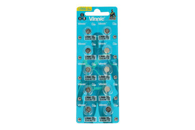 Battery; alkaline; LR626 AG4; 1,5V; 21mAh; blister; fi 6,8x2,6mm; Vinnic; AG4; LR626 Battery; alkaline; LR626 AG4; 1,5V; 21mAh; blister; fi 6,8x2,6mm; Vinnic; AG4; LR626