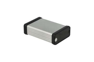 Obudowa; uniwersalna; HM1455C802; aluminium; 80mm; 54mm; 23mm; IP54; naturalny; zaślepki czarne ABS; Hammond; RoHS