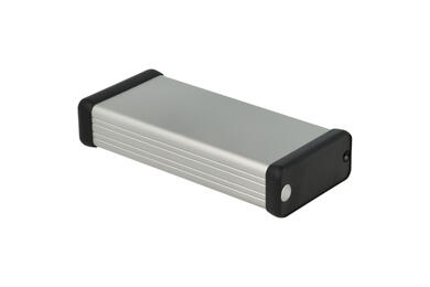 Obudowa; uniwersalna; HM1455C1202; aluminium; 120mm; 54mm; 23mm; IP54; naturalny; zaślepki czarne ABS; Hammond; RoHS Obudowa; uniwersalna; HM1455C1202; aluminium; 120mm; 54mm; 23mm; IP54; naturalny; zaślepki czarne ABS; Hammond; RoHS