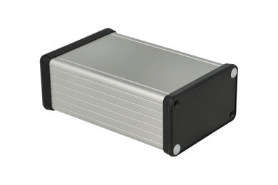 Obudowa; uniwersalna; HM1455K1202; aluminium; 120mm; 78mm; 43mm; IP54; naturalny; zaślepki czarne ABS; zdejmowany panel; Hammond; RoHS
