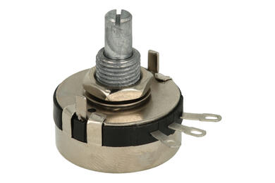 Potentiometer; shaft; single turn; mono; WTH118-1A 2W B4,7K; 4,7kohm; linear; 20%; 2W; axis diam.6,00mm; 20mm; metal; smooth; 270°; carbon film; solder