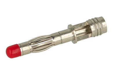 Banana plug; 25.504; uninsulated; 48,5mm; solder; Amass; RoHS Banana plug; 25.504; uninsulated; 48,5mm; solder; Amass; RoHS