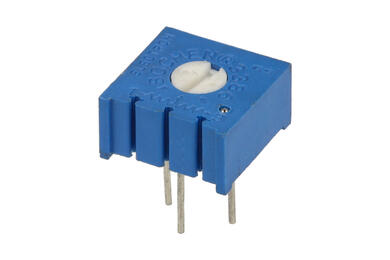 Potentiometer; mounting; single turn; horizontal; 3386P-102; 1kohm; linear; 10%; 0,5W; through-hole (THT); cermet; 3386; RoHS Potentiometer; mounting; single turn; horizontal; 3386P-102; 1kohm; linear; 10%; 0,5W; through-hole (THT); cermet; 3386; RoHS