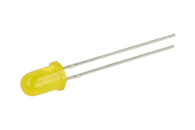 LED; L-53LYD; 5mm; yellow; Light: 0,7÷2mcd; 60°; yellow; diffused; 2,1V; 30mA; 590nm; through hole; Kingbright; RoHS LED; L-53LYD; 5mm; yellow; Light: 0,7÷2mcd; 60°; yellow; diffused; 2,1V; 30mA; 590nm; through hole; Kingbright; RoHS