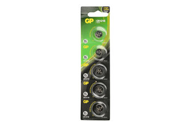 Battery; lithium; CR1216; 3V; 25mAh; blister; fi 12,5x1,6mm; GP Batteries; RoHS; 1216 Battery; lithium; CR1216; 3V; 25mAh; blister; fi 12,5x1,6mm; GP Batteries; RoHS; 1216