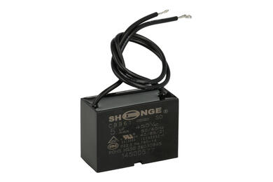 Capacitor; motor; CBB61 5uF/450V; 5uF; 450V AC; 22x34x47mm; with cables; Shenge; RoHS Capacitor; motor; CBB61 5uF/450V; 5uF; 450V AC; 22x34x47mm; with cables; Shenge; RoHS