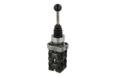 Switch; joystick; LAY5-BMR214; ON-OFF+OFF-ON; 5 positions; bistable; panel mounting; 4 ways; IP55; YUMO; RoHS Switch; joystick; LAY5-BMR214; ON-OFF+OFF-ON; 5 positions; bistable; panel mounting; 4 ways; IP55; YUMO; RoHS