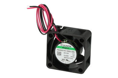 Fan; HA40201V4-1000U-A99; 40x40x20mm; magnetic Vapo; 12V; DC; 0,38W; 8,5m3/h; 12,3dB; 31mA; 4500RPM; 2 wires; Sunon; RoHS; 4,5÷13,8V; 300mm Fan; HA40201V4-1000U-A99; 40x40x20mm; magnetic Vapo; 12V; DC; 0,38W; 8,5m3/h; 12,3dB; 31mA; 4500RPM; 2 wires; Sunon; RoHS; 4,5÷13,8V; 300mm