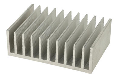 Heatsink; C10033-R/7; plain; 70mm; ribbed; 100mm; 33mm; Firma Piekarz