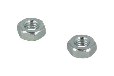 Nut; NOM324; M3; 0,5; 2,4mm; 2,4mm; galvanised steel; BN117; RoHS Nut; NOM324; M3; 0,5; 2,4mm; 2,4mm; galvanised steel; BN117; RoHS