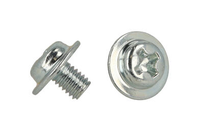 Screw; WKKM34; M3; 4mm; 6,5mm; spherical; philips (+); galvanised steel; flange Screw; WKKM34; M3; 4mm; 6,5mm; spherical; philips (+); galvanised steel; flange