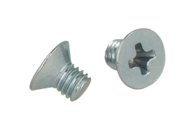 Screw; WSKM34; M3; 2,5mm; 4mm; conical; philips (+); galvanised steel; RoHS Screw; WSKM34; M3; 2,5mm; 4mm; conical; philips (+); galvanised steel; RoHS