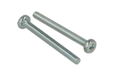 Screw; WWKM330; M3; 30mm; 32mm; cylindrical; philips (+); galvanised steel; RoHS Screw; WWKM330; M3; 30mm; 32mm; cylindrical; philips (+); galvanised steel; RoHS