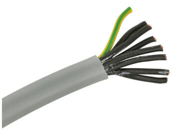 Przewód; sterowniczy; JZ-500; 8G1mm2; linka; Cu; szary; okrągły; PVC; 9mm; 500V; Helukabel; RoHS Przewód; sterowniczy; JZ-500; 8G1mm2; linka; Cu; szary; okrągły; PVC; 9mm; 500V; Helukabel; RoHS