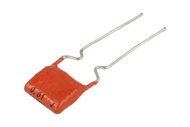 Capacitor; polyester; MKT; 10nF; 630V DC/250V AC; PCMT365; PCMT36566103; 5%; 4x10x12,5mm; 5mm; tape; -55...+105°C; Pilkor; RoHS