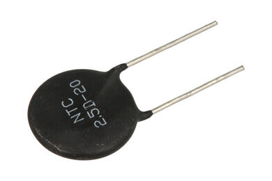 Termistor NTC; zabezpieczający; NTC2R5D-20; 2,5ohm; 8A; przewlekany (THT); fi 22mm; 10mm; -55...+200°C; Vatronics; RoHS Termistor NTC; zabezpieczający; NTC2R5D-20; 2,5ohm; 8A; przewlekany (THT); fi 22mm; 10mm; -55...+200°C; Vatronics; RoHS