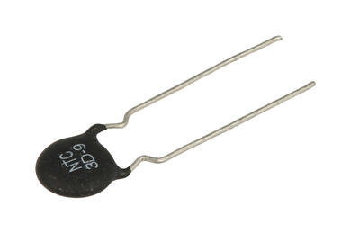 NTC thermistor; protective; NTC3D-9; 3ohm; 4A; through-hole (THT); fi 8mm; 7,5mm; -55...+200°C; Vatronics; RoHS NTC thermistor; protective; NTC3D-9; 3ohm; 4A; through-hole (THT); fi 8mm; 7,5mm; -55...+200°C; Vatronics; RoHS