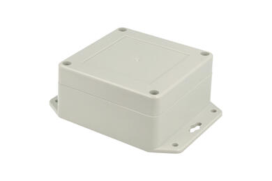 Enclosure; multipurpose; ZP90.90.45UJH TM ABS; ABS; 150mm; 100mm; 75mm; IP65; light gray; with brass bushing; Kradex; RoHS Enclosure; multipurpose; ZP90.90.45UJH TM ABS; ABS; 150mm; 100mm; 75mm; IP65; light gray; with brass bushing; Kradex; RoHS