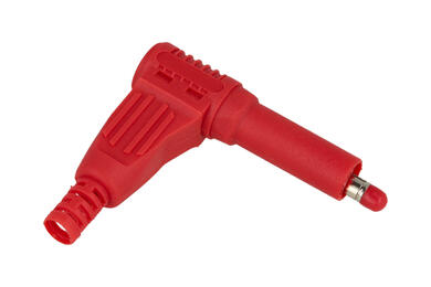 Banana plug; 4mm; 25.504.1; red; angled; safe; 40mm; solder; 32A; 1000V; nickel plated brass; PA; Amass; RoHS Banana plug; 4mm; 25.504.1; red; angled; safe; 40mm; solder; 32A; 1000V; nickel plated brass; PA; Amass; RoHS