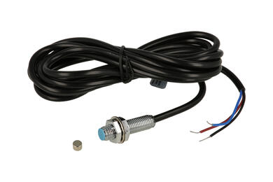 Sensor; Hall-effect; proximity; SM8-31010PB; PNP; NC; fi 8mm; 10mm; 5÷24V; DC; cylindrical metal; flush type; with 2m cable; Greegoo; RoHS Sensor; Hall-effect; proximity; SM8-31010PB; PNP; NC; fi 8mm; 10mm; 5÷24V; DC; cylindrical metal; flush type; with 2m cable; Greegoo; RoHS