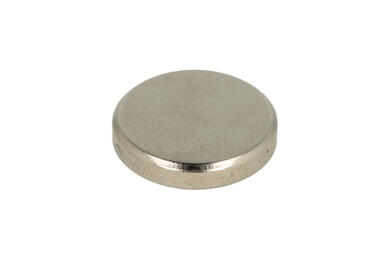 Magnes stały; cylindryczny; N38; 15mm; 3mm; niklowany; neodymowy Magnes stały; cylindryczny; N38; 15mm; 3mm; niklowany; neodymowy