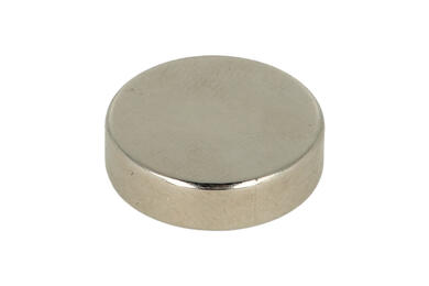 Magnet; cylindrical; N38; 18mm; 5mm; nickel plated; Neodymium