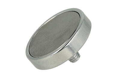 Magnet; hanger; N38; 32mm; 7mm; 17mm; Neodymium; nickel plated; screw M6x10mm Magnet; hanger; N38; 32mm; 7mm; 17mm; Neodymium; nickel plated; screw M6x10mm