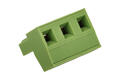 Terminal block; XY2500F-M-03P7,5; 3 ways; R=7,50mm; 18,6mm; 12A; 300V; for cable; angled 90°; square hole; slot screw; screw; vertical; 2,5mm2; green; Xinya; RoHS Terminal block; XY2500F-M-03P7,5; 3 ways; R=7,50mm; 18,6mm; 12A; 300V; for cable; angled 90°; square hole; slot screw; screw; vertical; 2,5mm2; green; Xinya; RoHS
