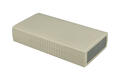 Enclosure; for instruments; G452; ABS; 190mm; 100mm; 40mm; IP54; light gray; dark gray ABS ends; Gainta; RoHS