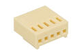 Socket; HU-05; 5 ways; straight; 2,54mm; for cable; RoHS
