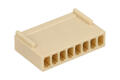 Socket; HU-08; 8 ways; straight; 2,54mm; for cable; RoHS Socket; HU-08; 8 ways; straight; 2,54mm; for cable; RoHS