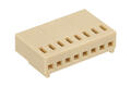 Socket; HU-08; 8 ways; straight; 2,54mm; for cable; RoHS Socket; HU-08; 8 ways; straight; 2,54mm; for cable; RoHS